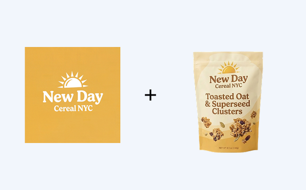 Logo plus Packshot pairing